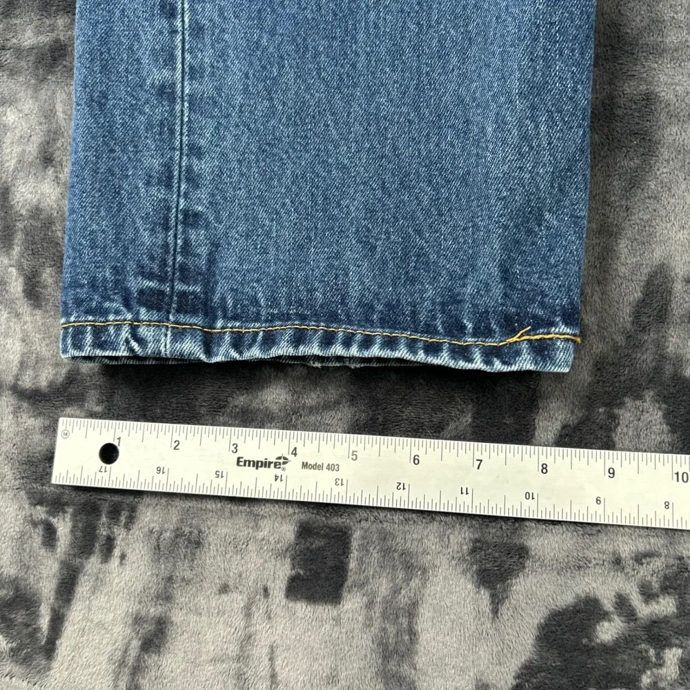 Levi's 505 Regular Fit Jeans Mens 38x34 Blue Medium Wash Straight Leg Denim